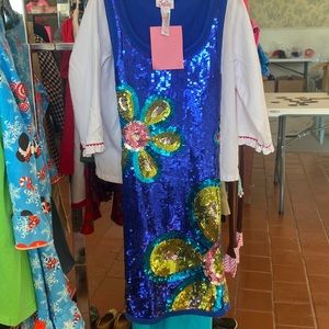 JUSTICE size 7 sequined dress